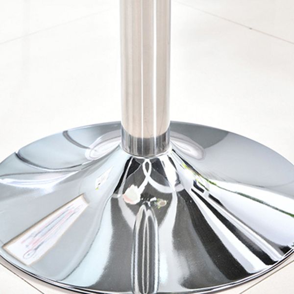 Glass Top Dining Table Modern Round Dining Table with Pedestal Base