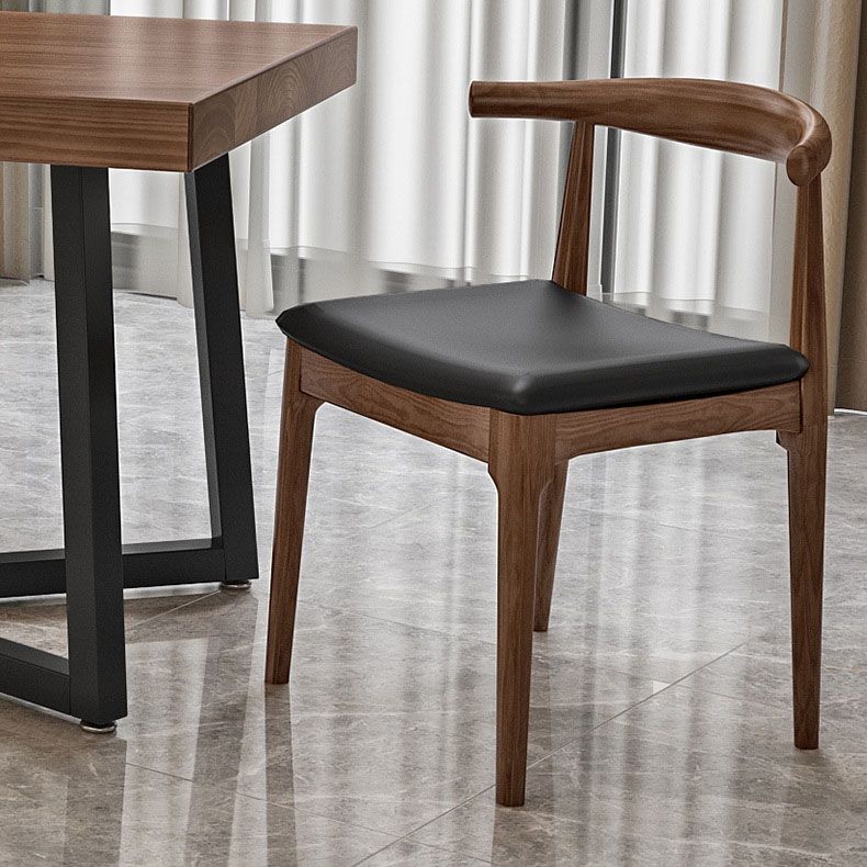 Industrial Brown Dining Table Set 1/5 Pieces Solid Wood Dinette Set for Home