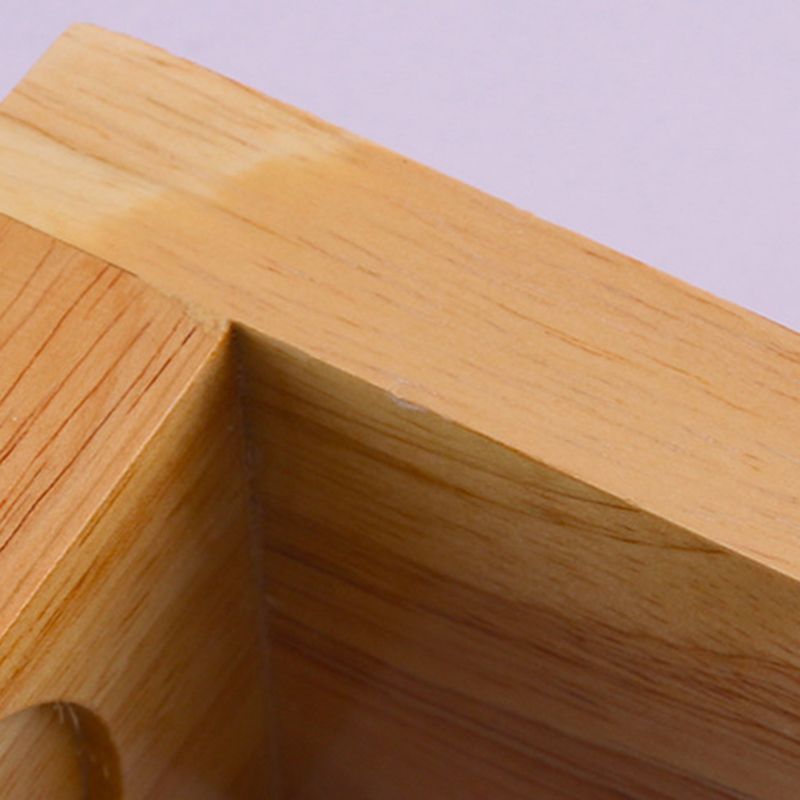 Moderner Stil Geometrisch geformte Wandlampe Holz 1 Lichtwandbeleuchtung Armaturen