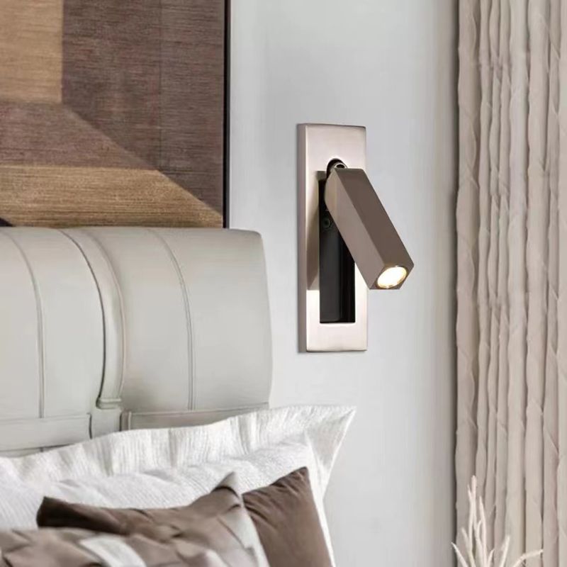 1 Light Modern Style Wall Sconce Metal Sconce Light for Bedroom