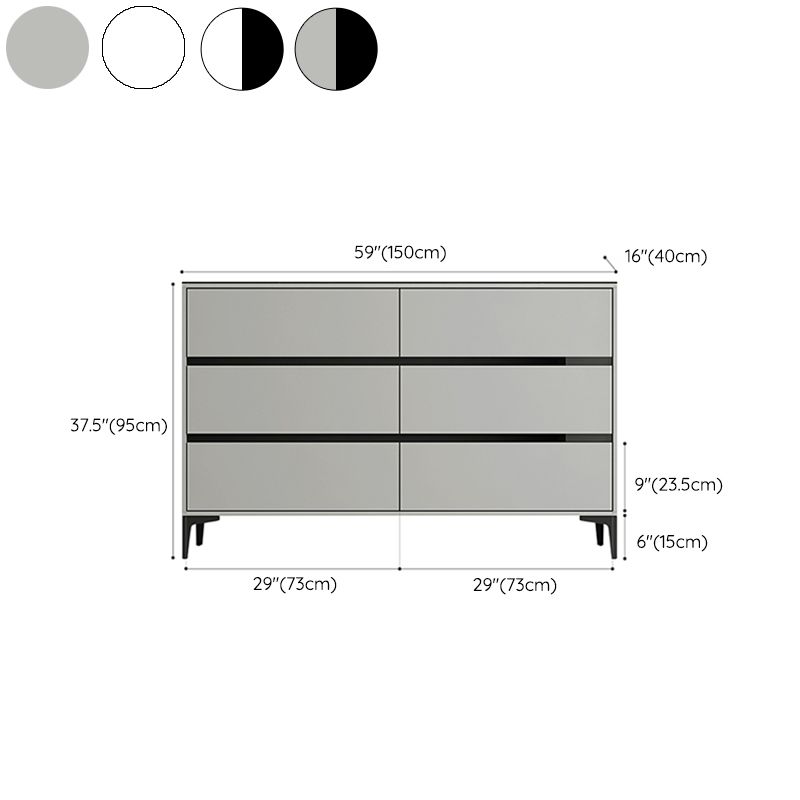 15.6-inch Width Modern Storage Chest Stone Storage Chest Dresser