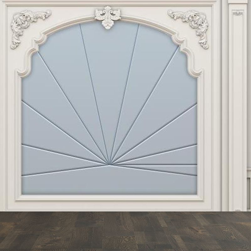 Relaxing Fanshaped Wall Mural for Dining Room Illustration Wall Decor, Customised