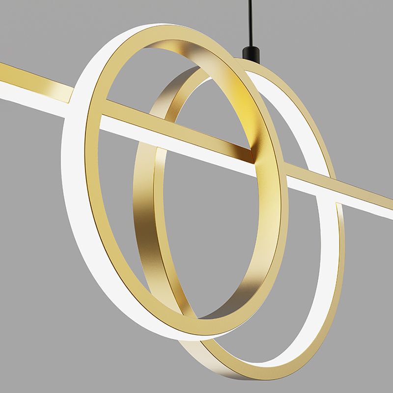 Nuova lampada a sospensione in metallo a LED LINEAD LED LED LAD per sala da pranzo