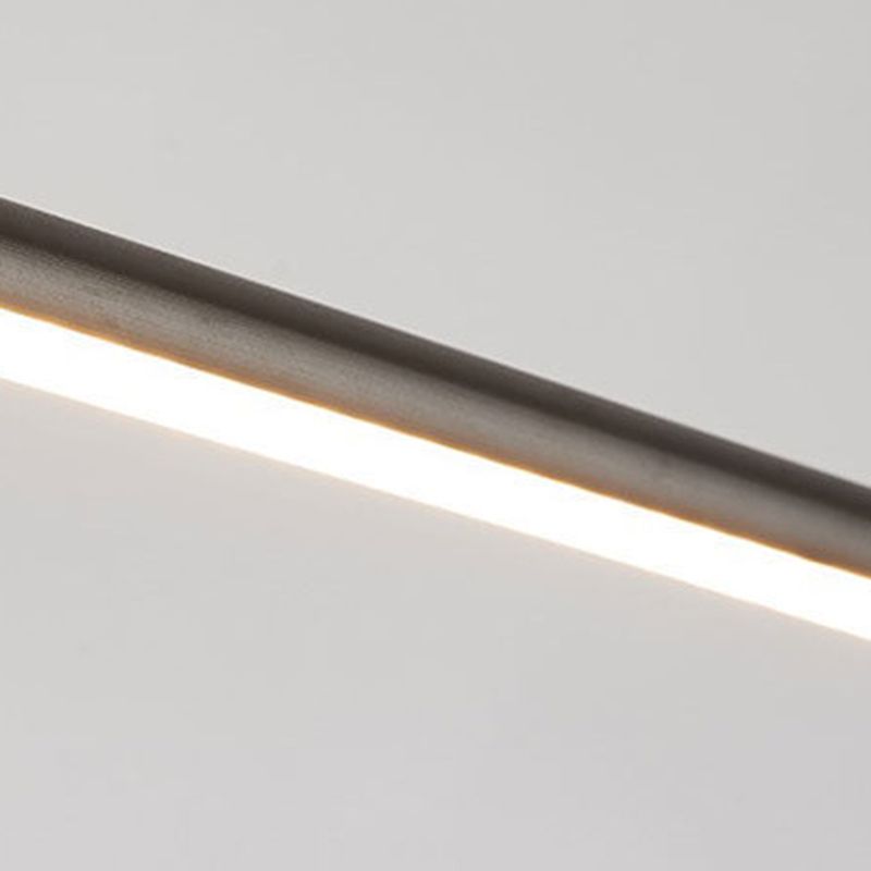 Minimalistische Metallwandleuchte gerade 1 leichte LED -Wandleuchten für Schlafzimmer