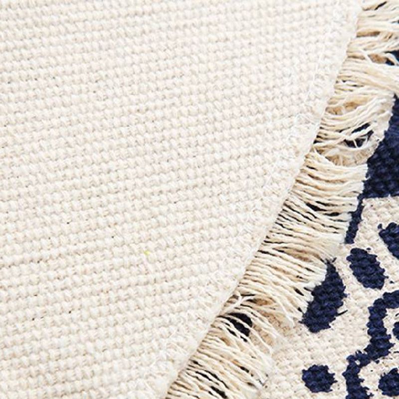 Mehrfarbiger Schlafzimmer Teppich Vintage Tribal Symbole Bereich Teppich Polyster Easy Care Machine Waschable Der Teppich mit Quasten