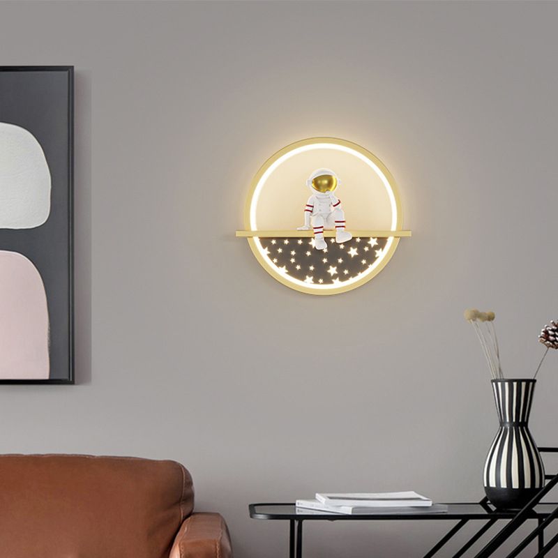 Cartoon LED Wall Mount Light Children Wall Light with Acrylic Shade for Bedroom