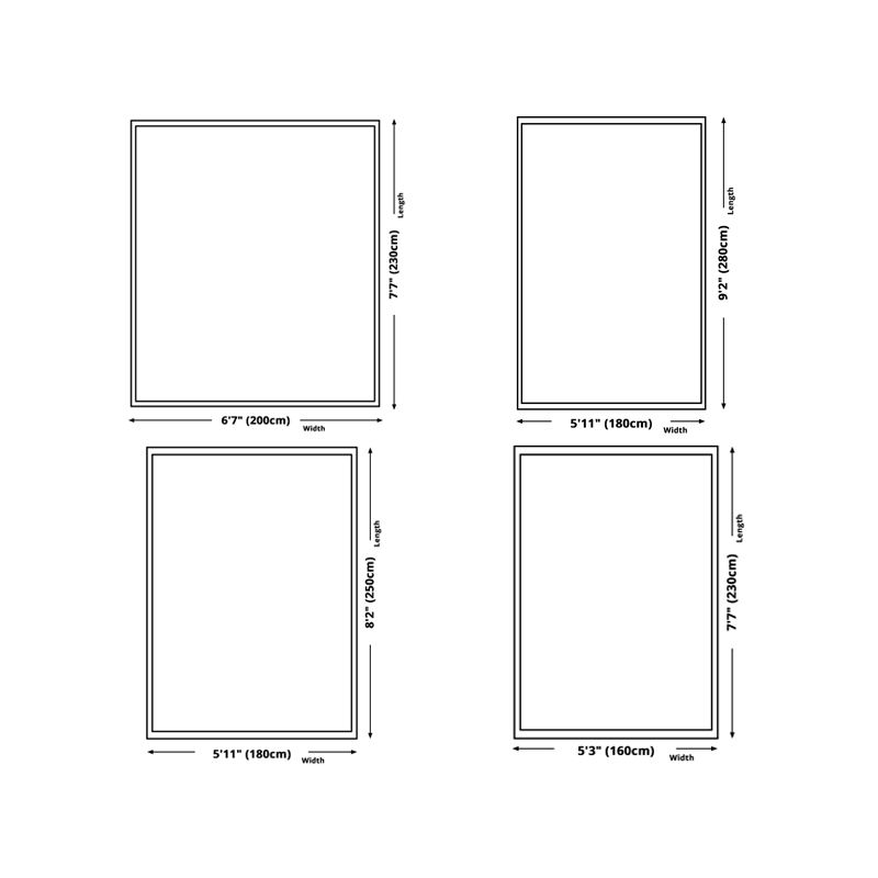 Red Simple Rug Polyester Cock Area Rug Stain Resistant Rug for Living Room