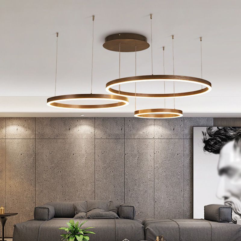 Metal Chandelier Lighting Fixture Modern Chandelier Pendant Light for Living Room