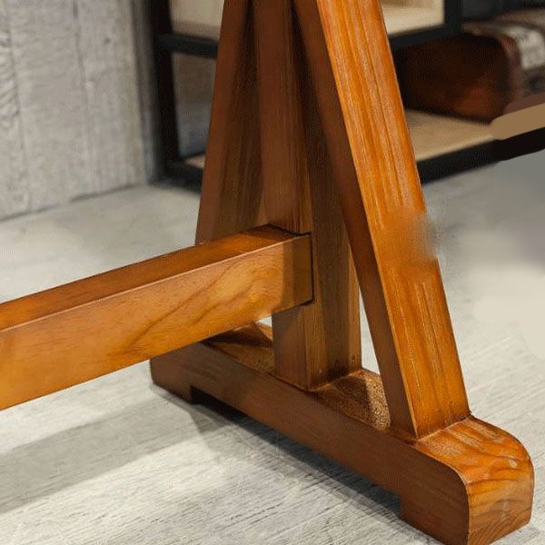 Modern Bar Table Set 1/2/4/7 Pieces Solid Wood Counter Table with Backless Stools