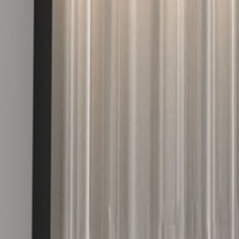 Simple Wall Sconce Black Outdoor Wall Light Fixture with Acrylic