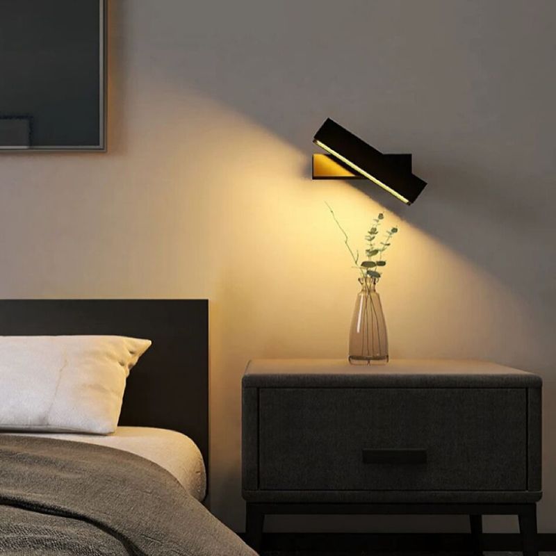 Modernism Single White/Black Wall Mounted Sconce LED Wall Light for Bedroom