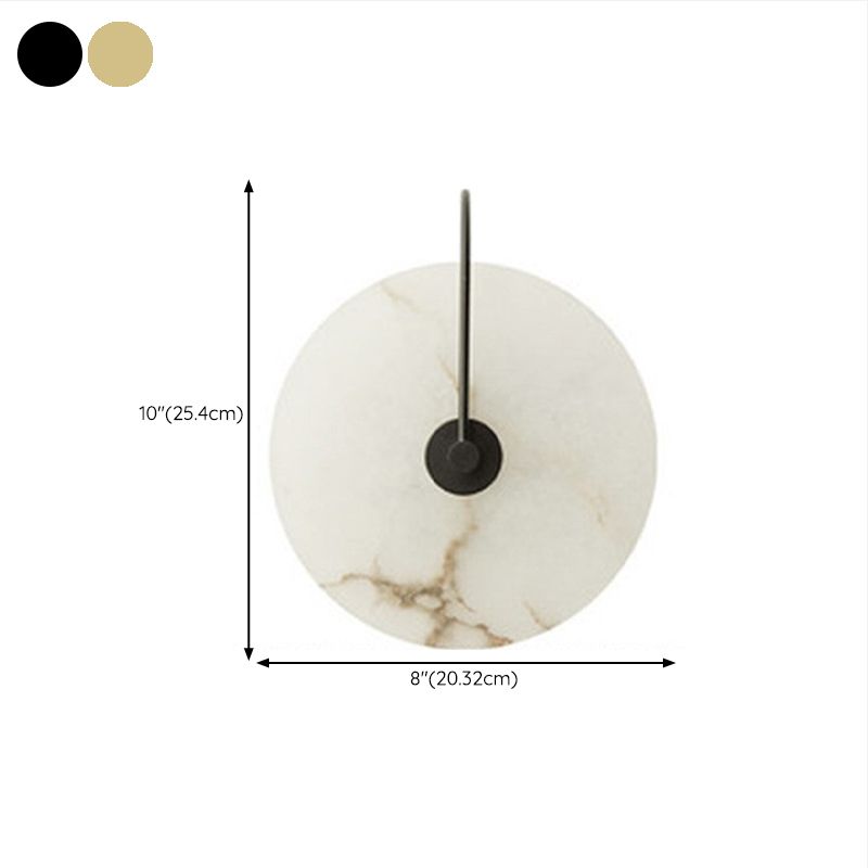 Single Modernism Golden/Black Wall Mounted Sconce LED Wall Light for Bedroom