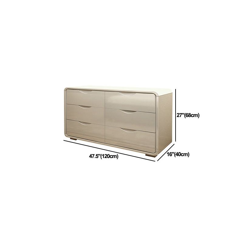 White Storage Chest 16" W Storage Chest Dresser with Drawers for Bedroom