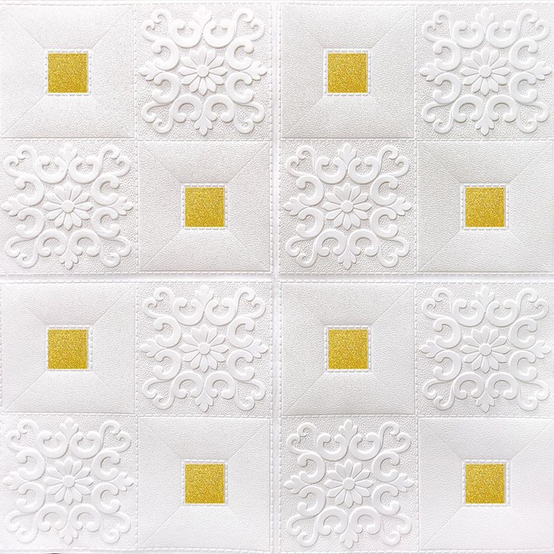 Modern Wall Paneling Foam 3D Embossed Peel and Stick Wall Panel