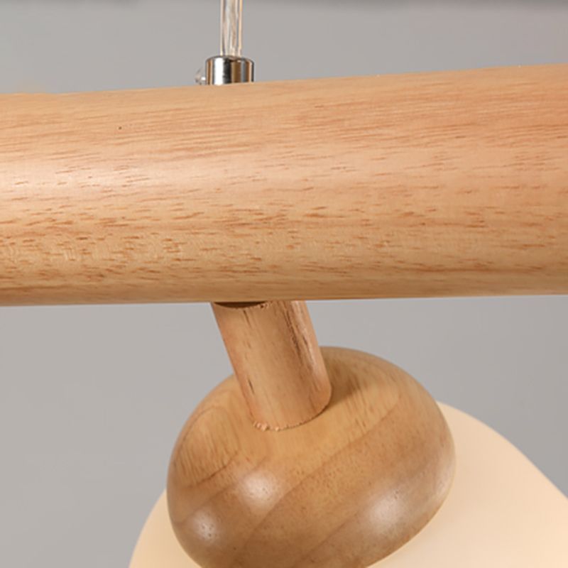 Modern Kitchen Island Lighting Globe Island Lighting Fixtures Wood Island Lamps in Brown