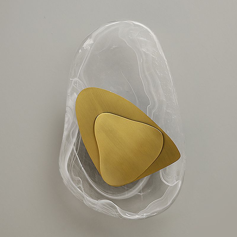 Einzigartige Schattenglas Wandleuchter moderner Stil mit einem leichten Wand montiertes Licht