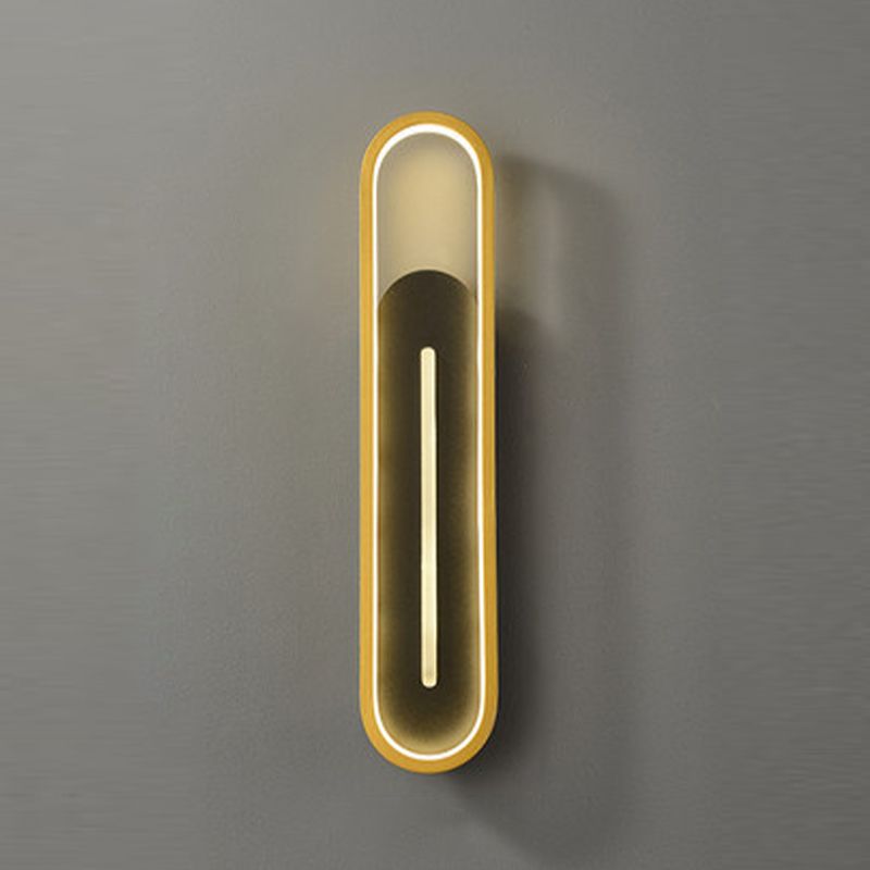 1 Light Geometric Wall Sconce Lights Modern Metal Wall Mounted Light Fixture