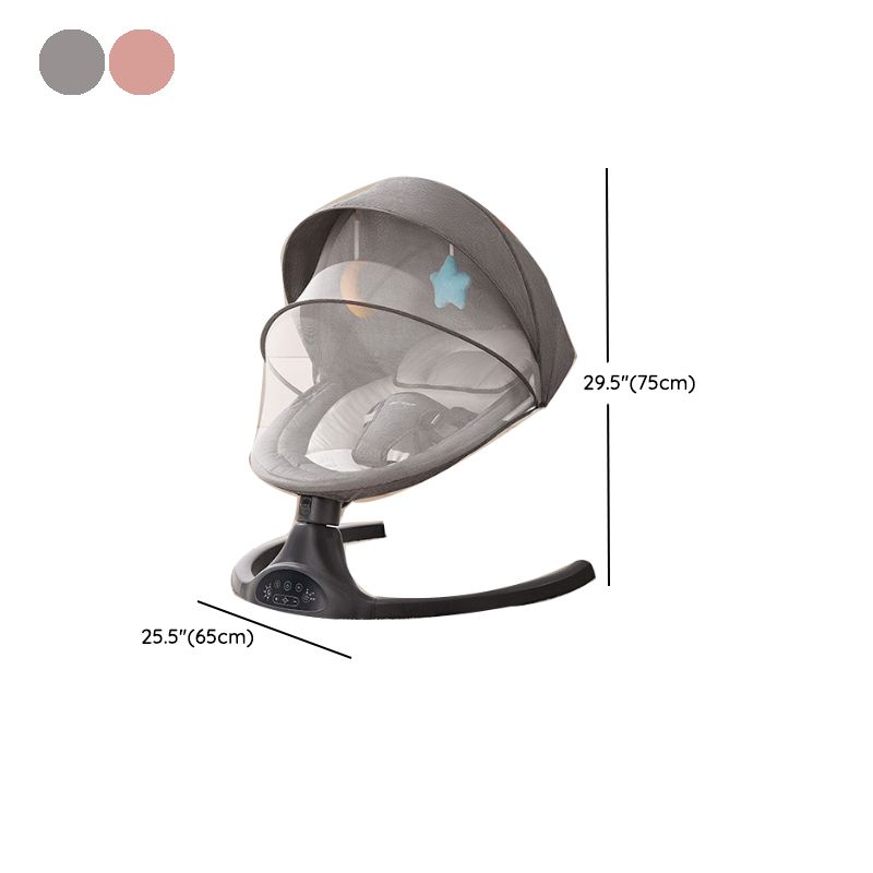 Electric Bedside Oval Bassinets Washable Side Crib Machine for Bedroom