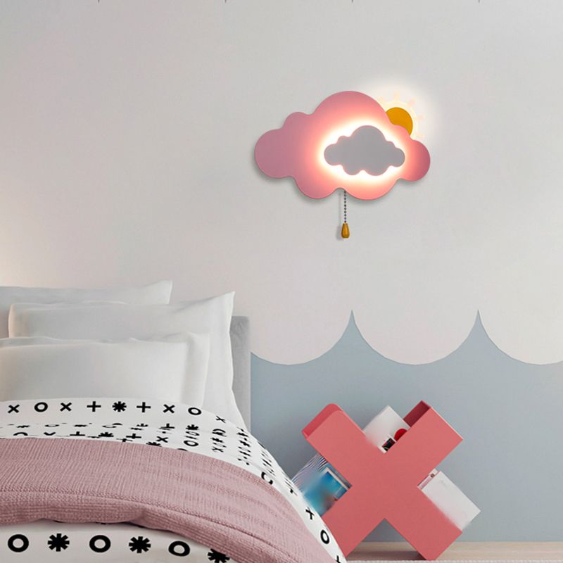 Modern Style Unique Shape Wall Sconce Metal Wall Light for Bedroom