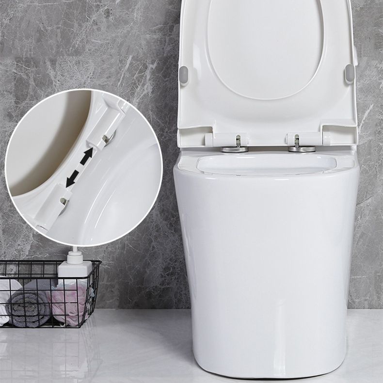 Modern Siphon Jet Toilet Floor Mount Flush Toilet with Toilet Seat