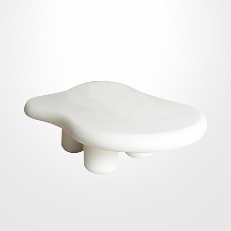 Scandinavian Wooden Coffee Table Free form 3 Legs Coffee Table Set