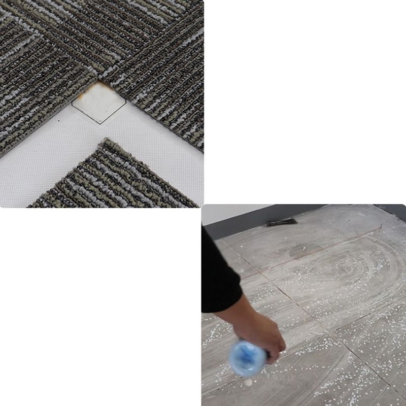 Modern Carpet Floor Tile Self Adhesive Level Loop Stain Resistant Carpet Tile