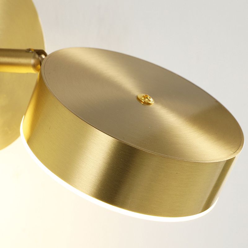 Illuminazione da parete per pareti cilindri in stile minimalista Illuminazione a parete da letto in metallo