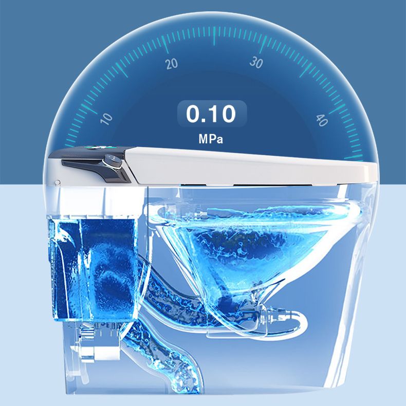 Modern Heated Seat Toilet Bowl Floor Mount ABS Toilet with Toilet Seat