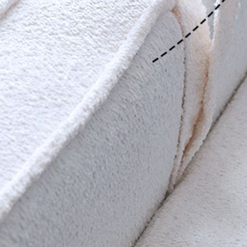 37" Wide Scandinavian Sofa Futon Foldable Upholstered Sleeper Sofa