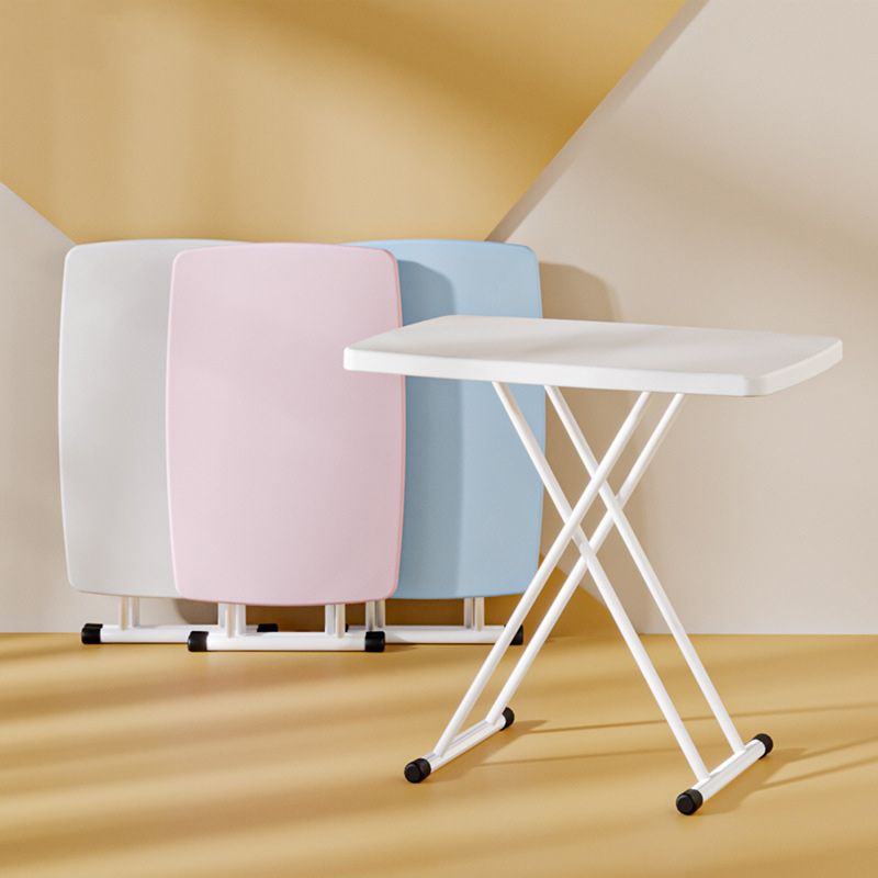 Plastic Rectangular Writing Desk Contemporary Bedroom Folding Desk