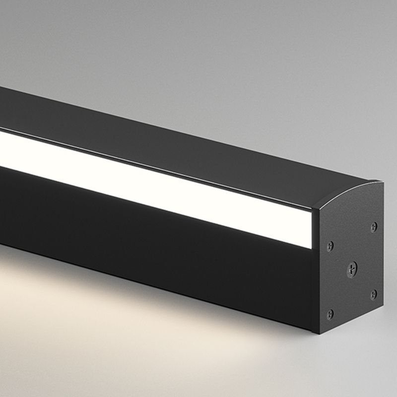 Lámpara de pared moderna lámpara lineal de luz de pared de luz montada en la pared