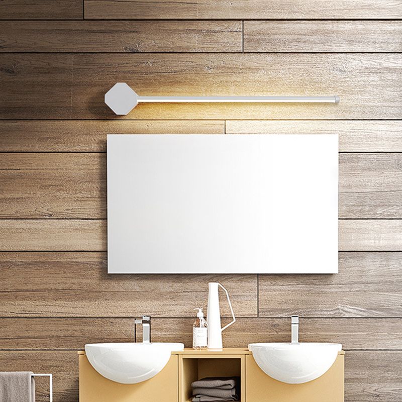 Metal Slim Wall Vanity Light Modern Style Modern 1 Fishting Light Vanity Light