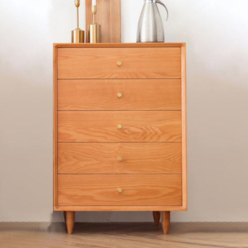 Modern Rectangle Cabinet Knobs Wood Side Cabinet with Drawer