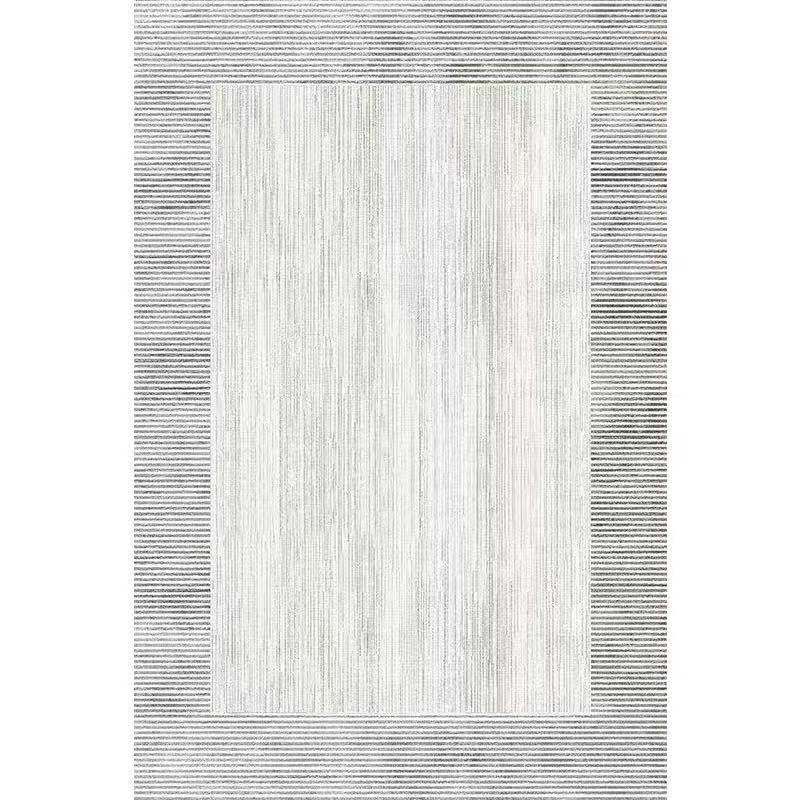 White Tone Modern Indoor Rug Polyester Abstractic Lines Print Carpet Easy Care Rug for Home Decoration
