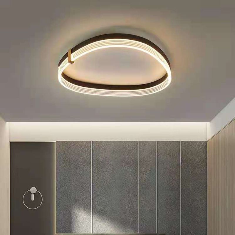 Moderne stijl acryl led inbouw plafondverlichtingsarmaturen Geometrisch 1-lichts inbouwlicht