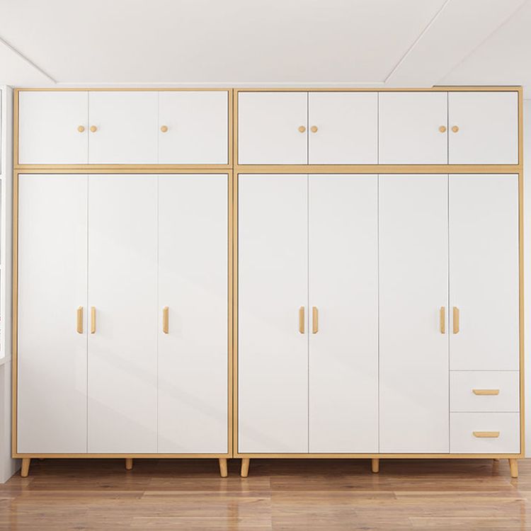 Contemporary Hanging Clothes Rack Solid + Manufactured Wood Kid's Wardrobe