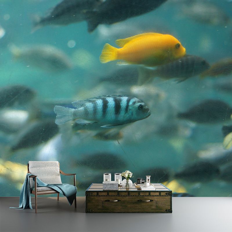Beautiful Undersea Mural Wallpaper Custom-Made Wall Covering for Sleeping Room
