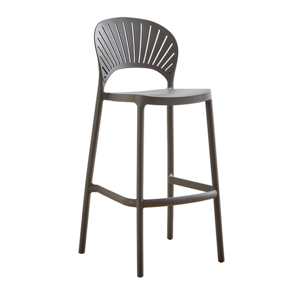 Modern Stackable Bar-stool Plastic Counter Bar Stool for Home