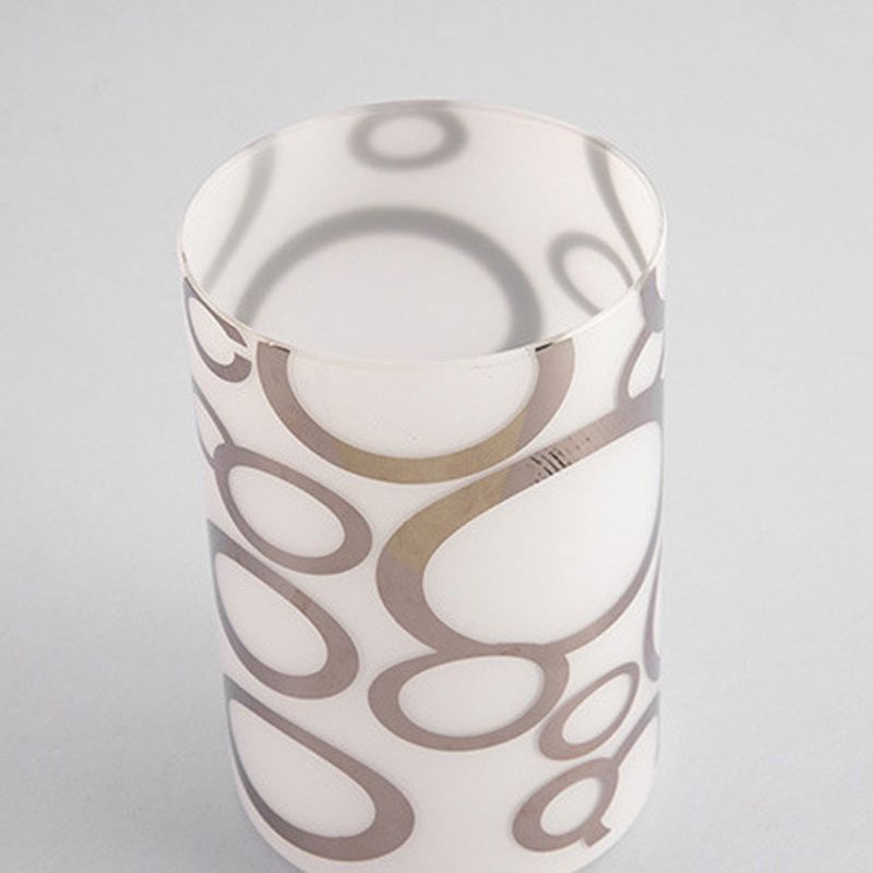 Simple Wall Sconce Cylinder Wall Light Fixture with Glass for Living Room