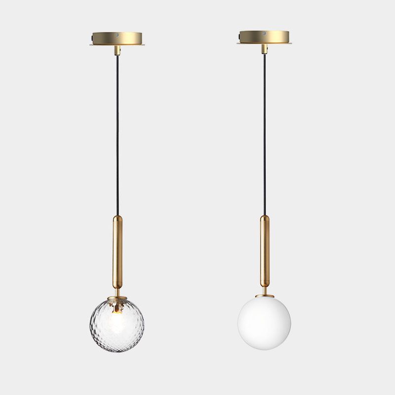 Moderne minimalistische Anhängerleuchte -Deckenbeleuchtung mit kreativer Glasform
