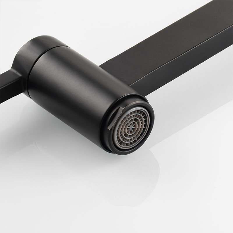 Modern One Handle Wall Mounted Pot Filler Low Arc Profile Filler