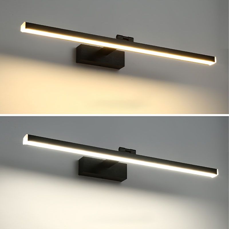 Metall Linear Schattenschwingarm Wall Light moderne 1 Kopfwandhalterung in Schwarz