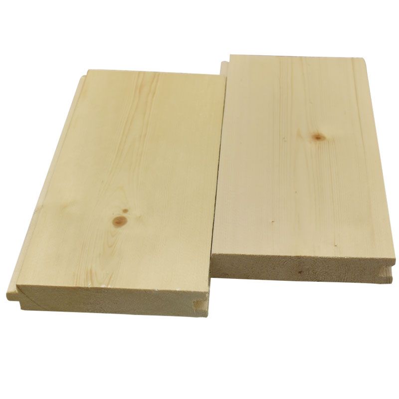 Contemporary Solid Wood Flooring Light Wood Tongue and Groove Planks