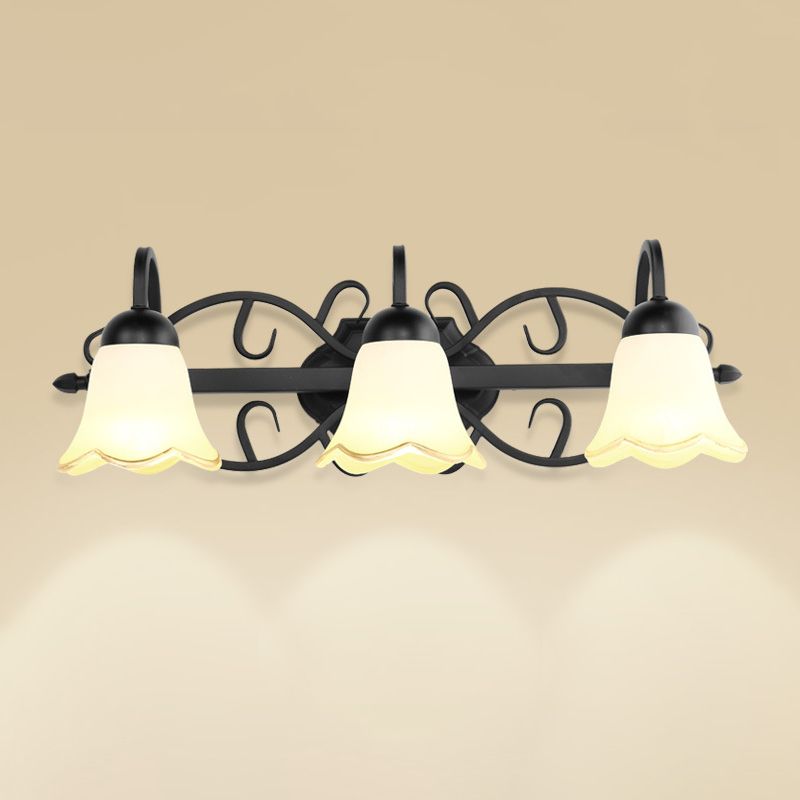 Vintage Style 3-Light Wall Light Traditional Bathroom Vanity Light