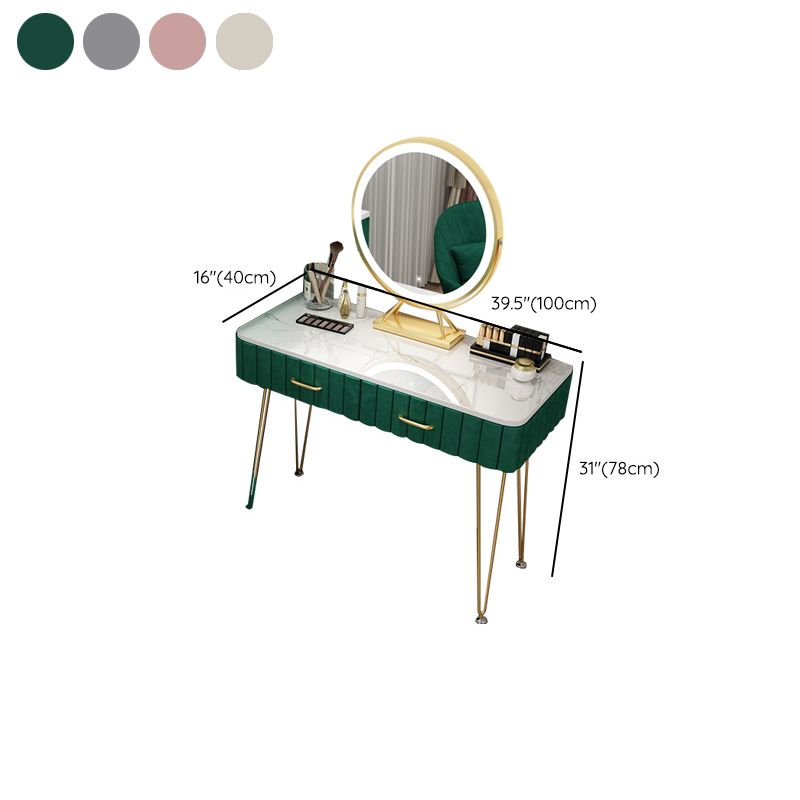 Slate Vanity Desk Removable Vanity Makeup Vanity Set for Bedroom