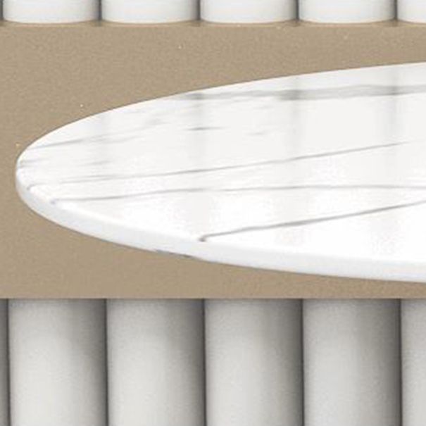 Glam Sintered Stone Dining Set Round 1/2/5 Pieces Dining Set