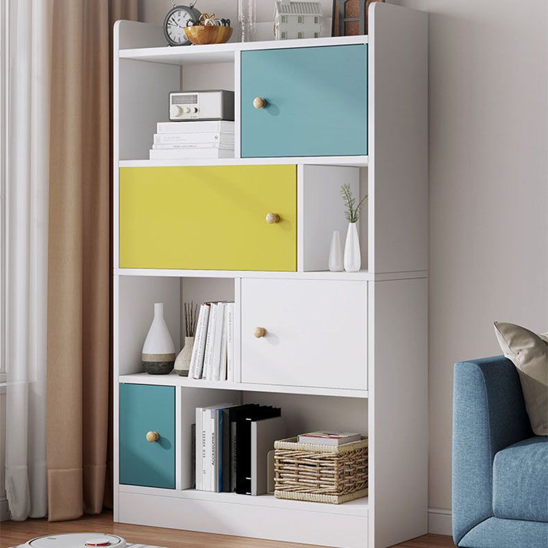 25" L X 9.5" W Engineered Wood Shelf Bookcase Standard Modern Vertical Book Shelf