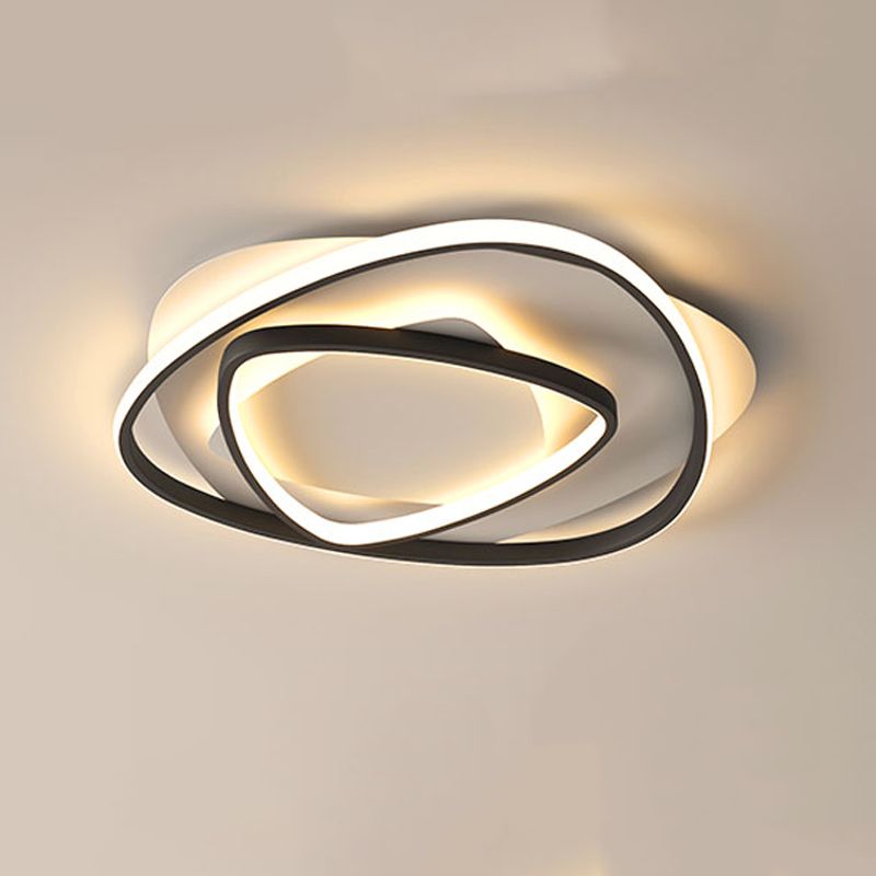 Luces de techo montados en el al ras del LED de metal accesorio de iluminación contemporánea para sala de estar