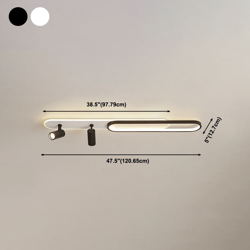 Plafonnier LED moderne met en lumière les luminaires encastrés en métal