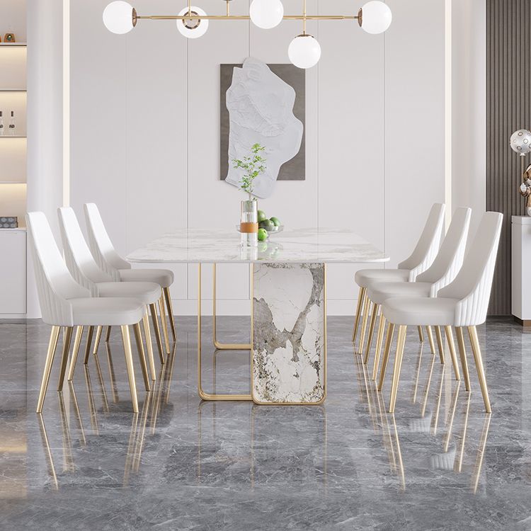 Luxury Sintered Stone Top Dining Set 1/4/5/7 Pieces Dining Table with Chairs